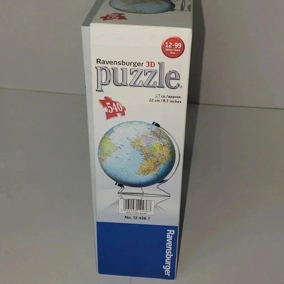 Ravensburger 3D 540 Puzzle Easy Click Technology w Display Stand NWOT - Picture 7 of 9